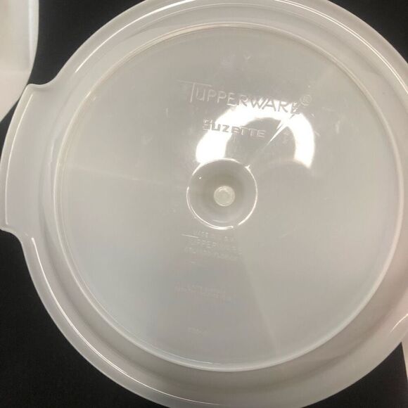 Vtg tupperware suzette div. serving dish handle #608-4 lid #229-17 seal logo - Picture 8 of 10
